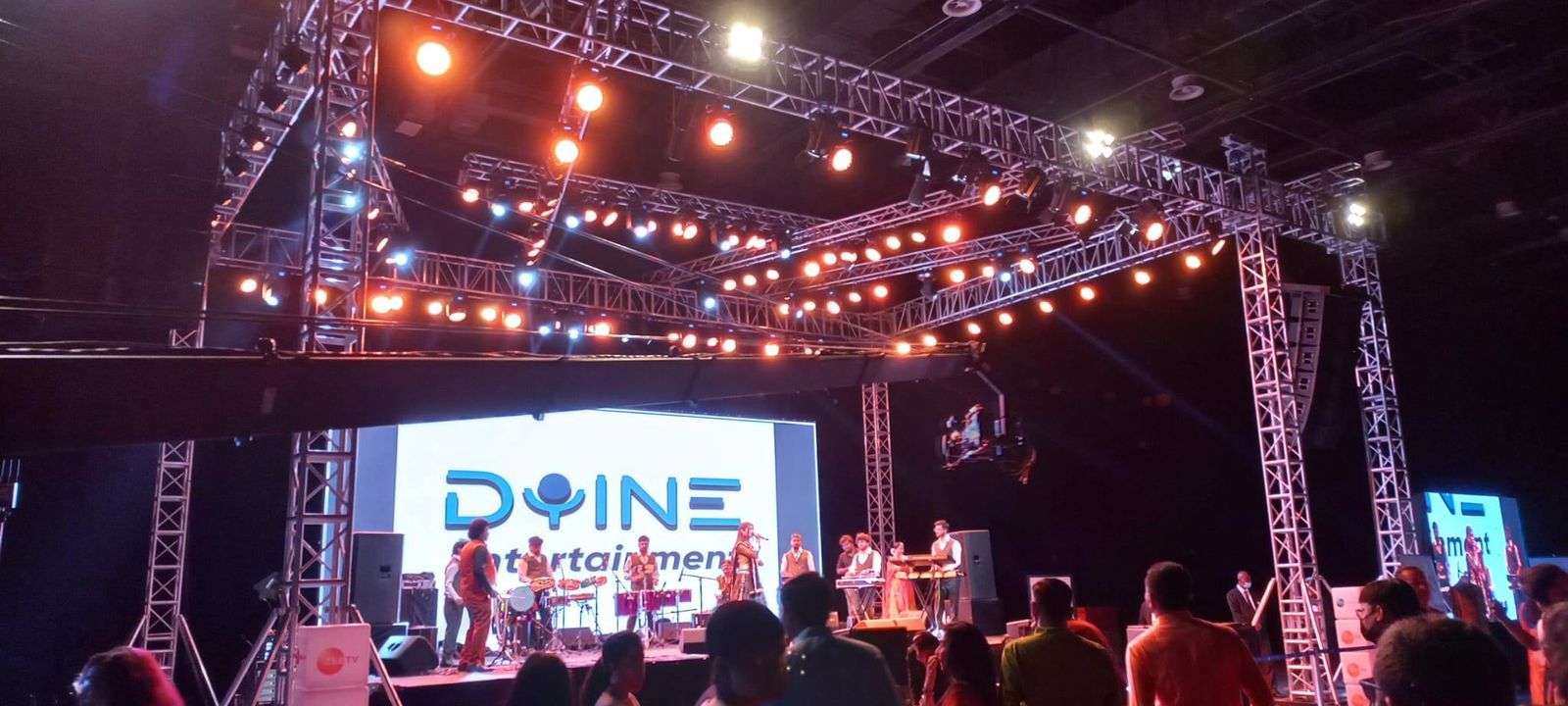 Live performance on stage